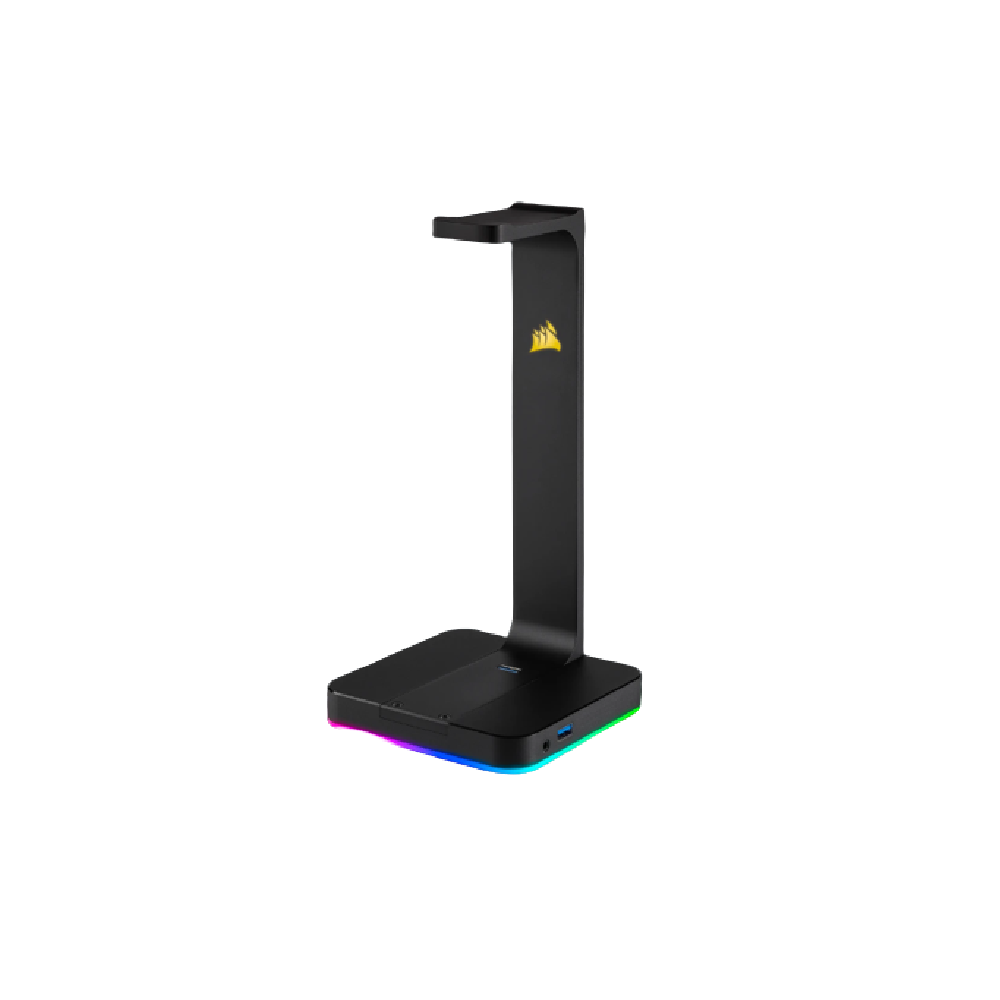 מעמד מואר לאוזניות – CORSAIR ST100 RGB Premium Headset Stand