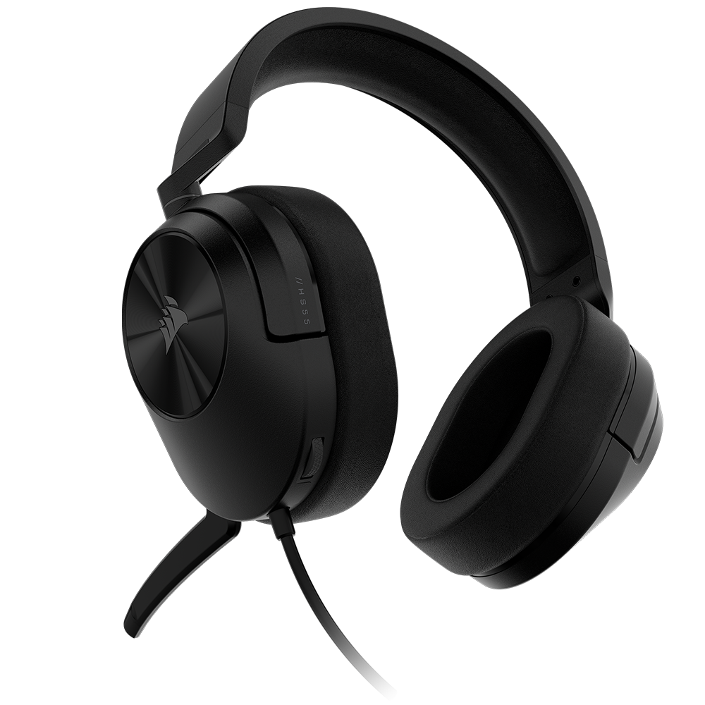 אוזניות גיימינג CORSAIR HS55 STEREO – שחור