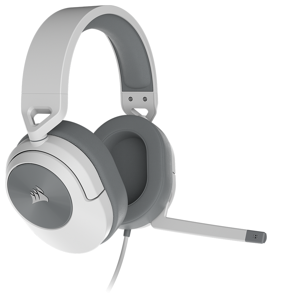 אוזניות גיימינג CORSAIR HS55 STEREO – לבן