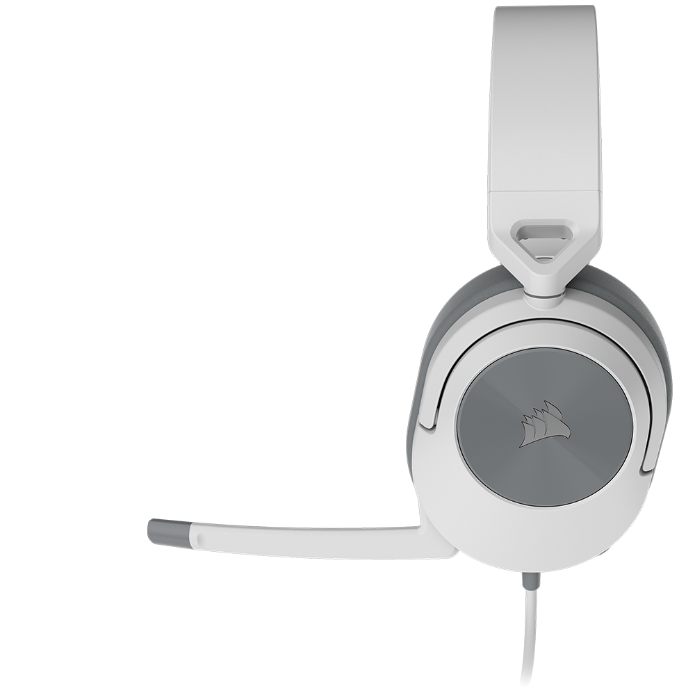 אוזניות גיימינג CORSAIR HS55 STEREO – לבן