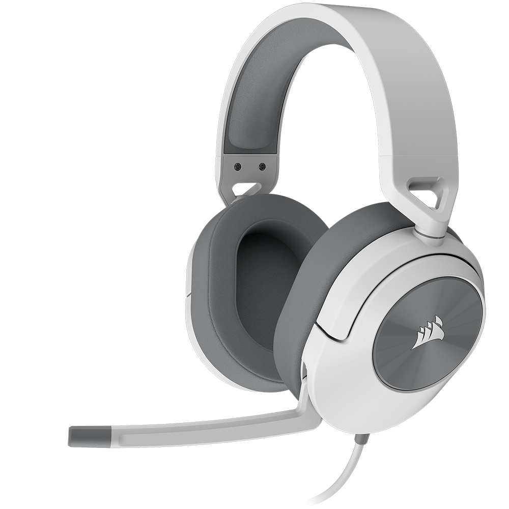 אוזניות גיימינג CORSAIR HS55 STEREO – לבן