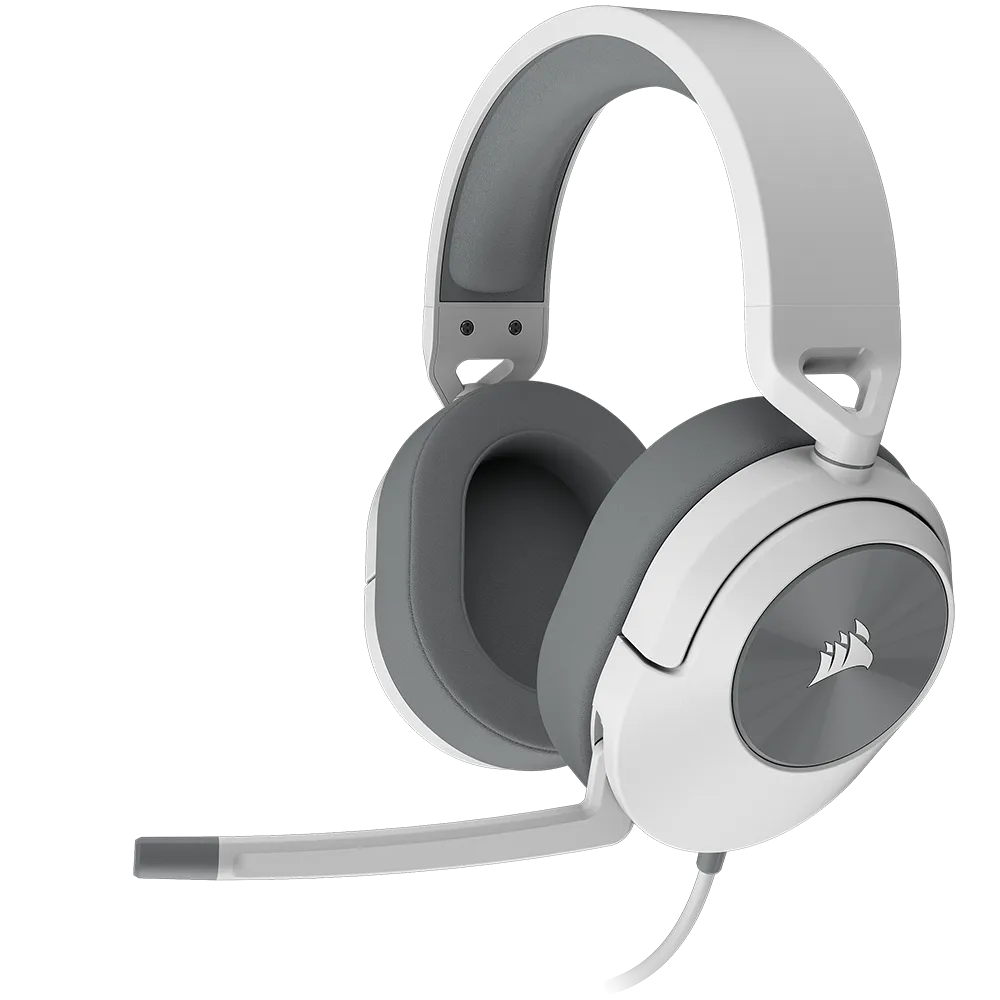 אוזניות גיימינג CORSAIR HS55 STEREO – לבן
