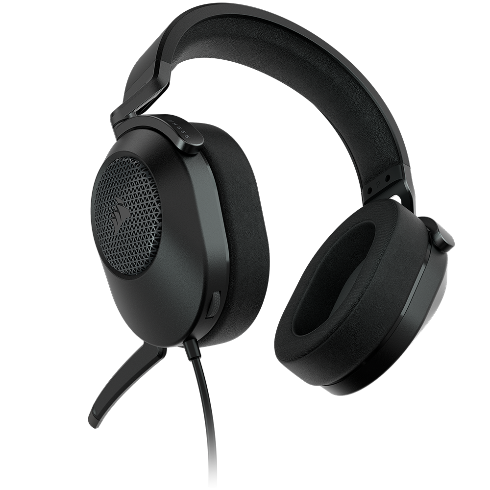 אוזניות גיימינג CORSAIR HS65 SURROUND 7.1 – שחור