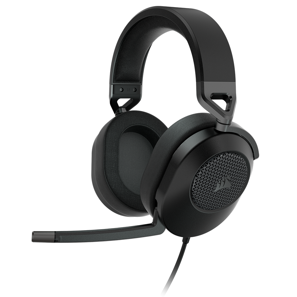 אוזניות גיימינג CORSAIR HS65 SURROUND 7.1 – שחור