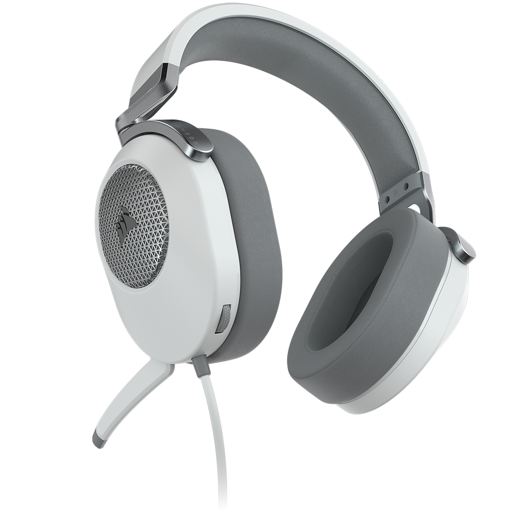 אוזניות גיימינג CORSAIR HS65 SURROUND 7.1 – לבן