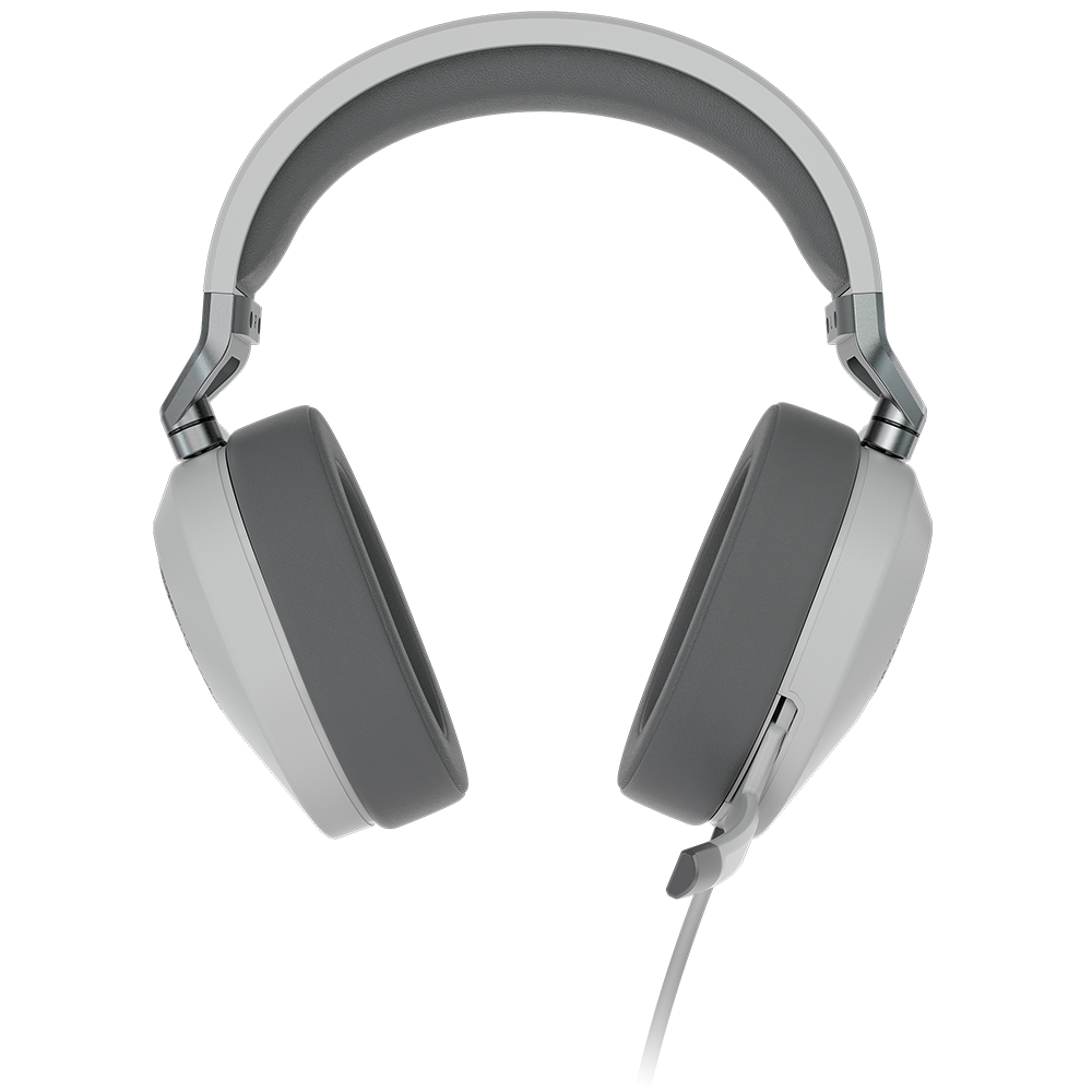 אוזניות גיימינג CORSAIR HS65 SURROUND 7.1 – לבן