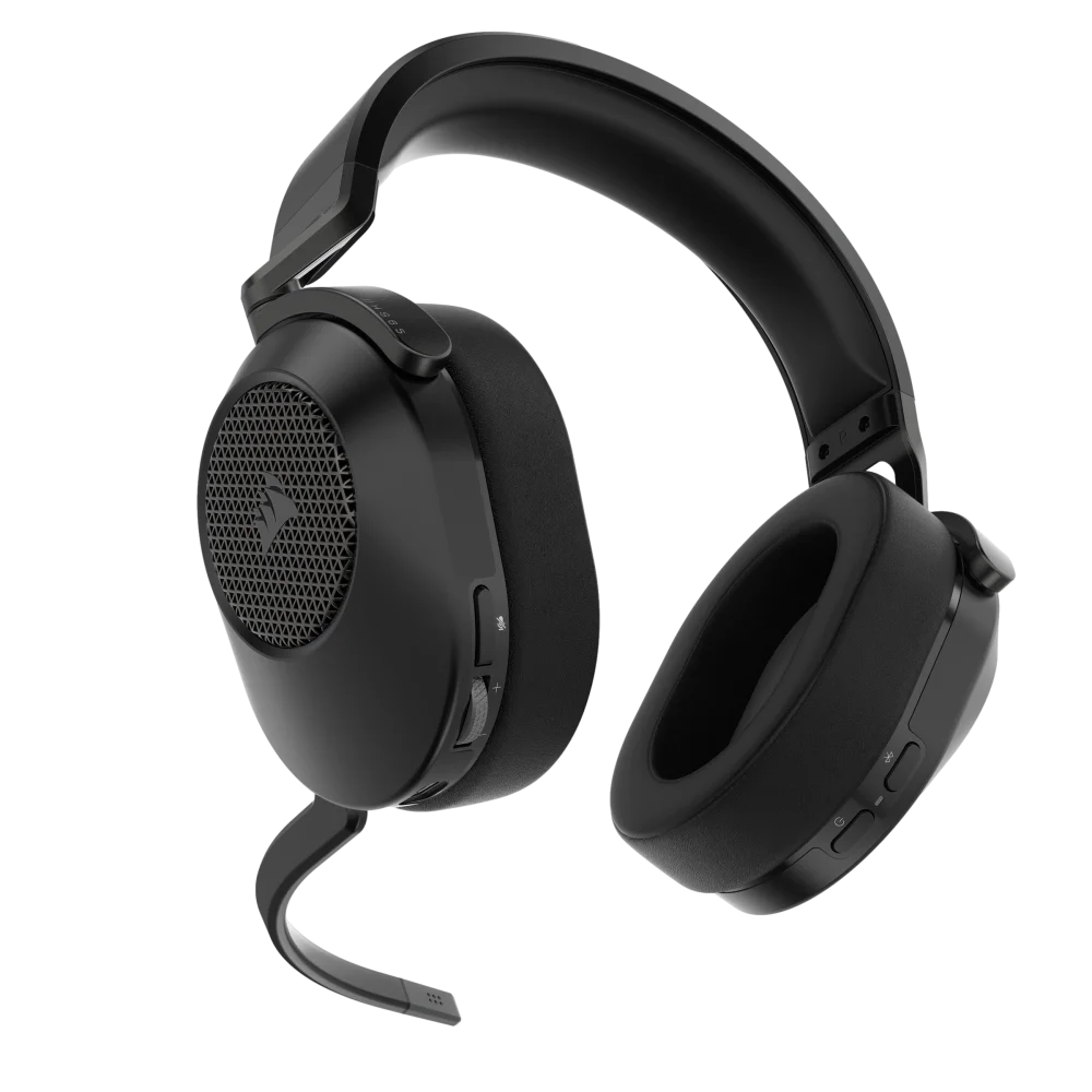 אוזניות גיימינג אלחוטיות CORSAIR HS65 SURROUND 7.1 – שחור