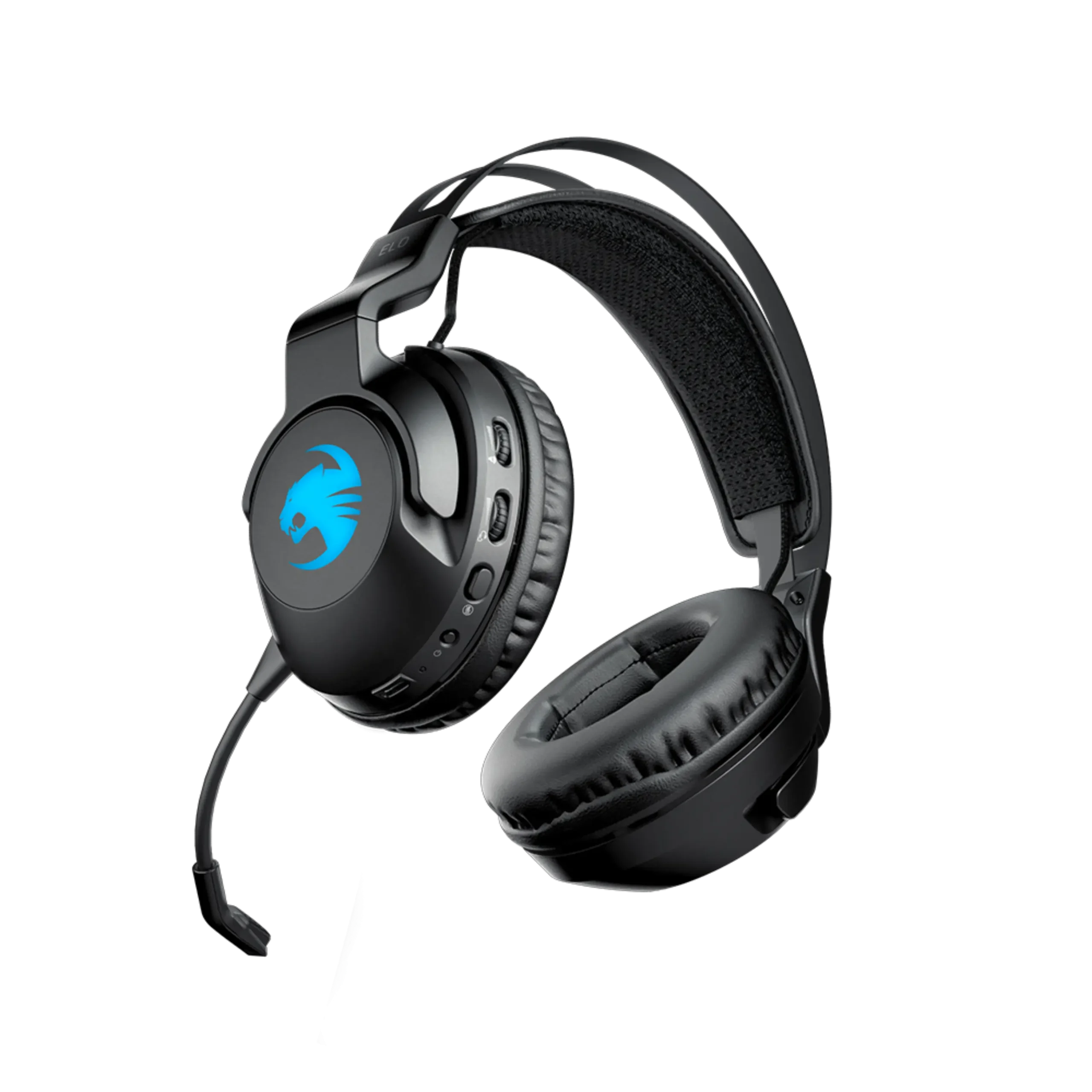 אוזניות גיימינג אלחוטיות ROCCAT ELO AIR 7.1 RGB-שחור