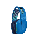 אוזניות גיימינג אלחוטיות מבית LOGITECH דגם G733 LIGHTSPEED RGB HEADSET בצבע כחול