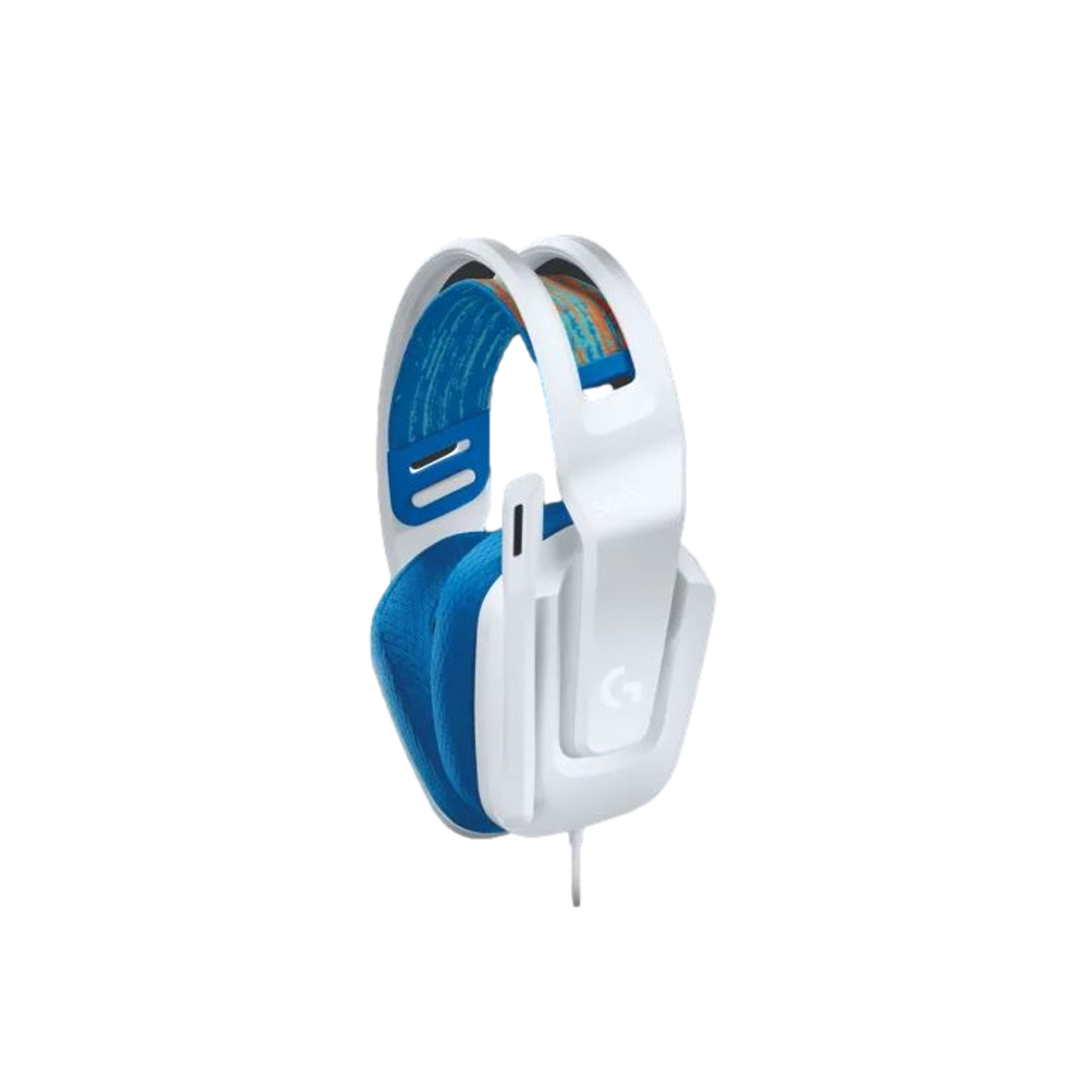 אוזניות גיימינג חוטיות LOGITECH G335 בצבע לבן