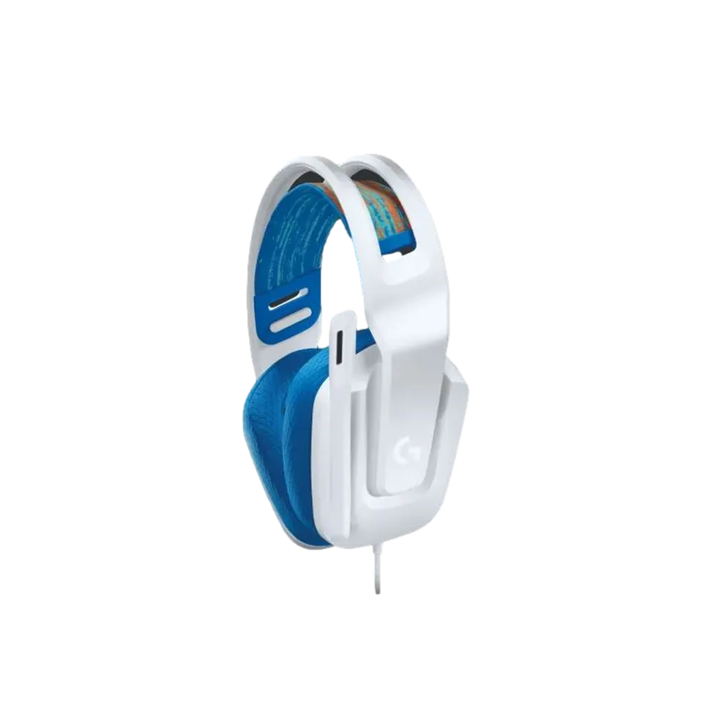 אוזניות גיימינג חוטיות LOGITECH G335 בצבע לבן