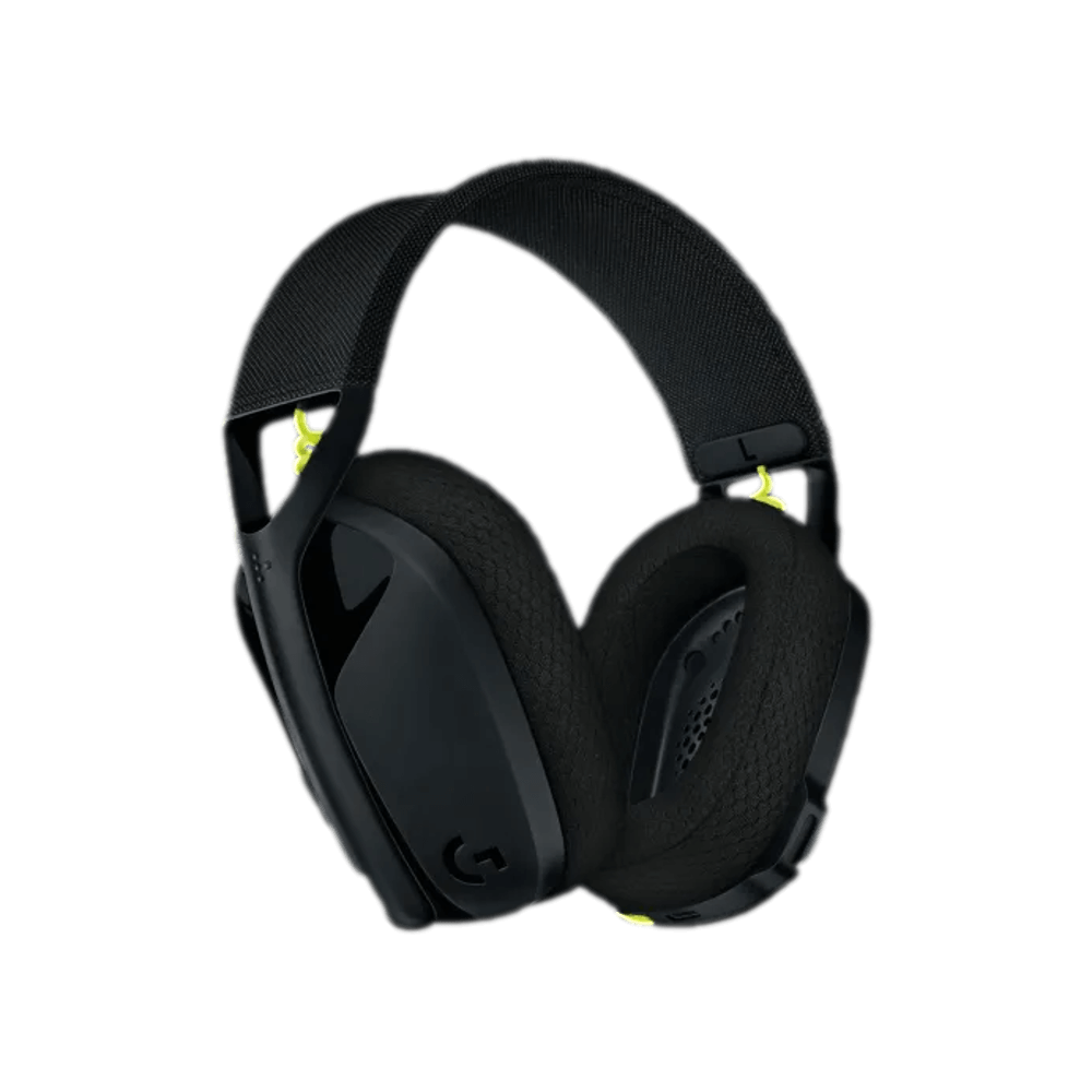 אוזניות אלחוטיות בצבע שחור דגם Logitech G435 Wireless