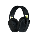 אוזניות אלחוטיות בצבע שחור דגם Logitech G435 Wireless