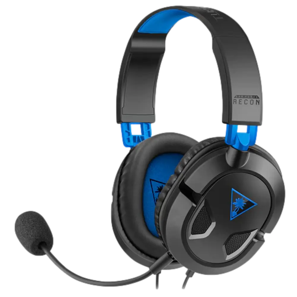 אוזניות גיימינג TURTLE BEACH RECON 50P Multi Platform – כחול שחור