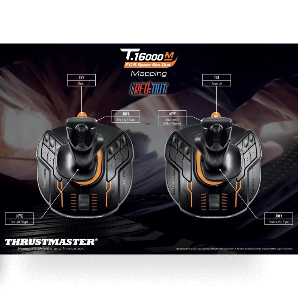 ג'ויסטיק T1600M SPAC SIM DUO לPC