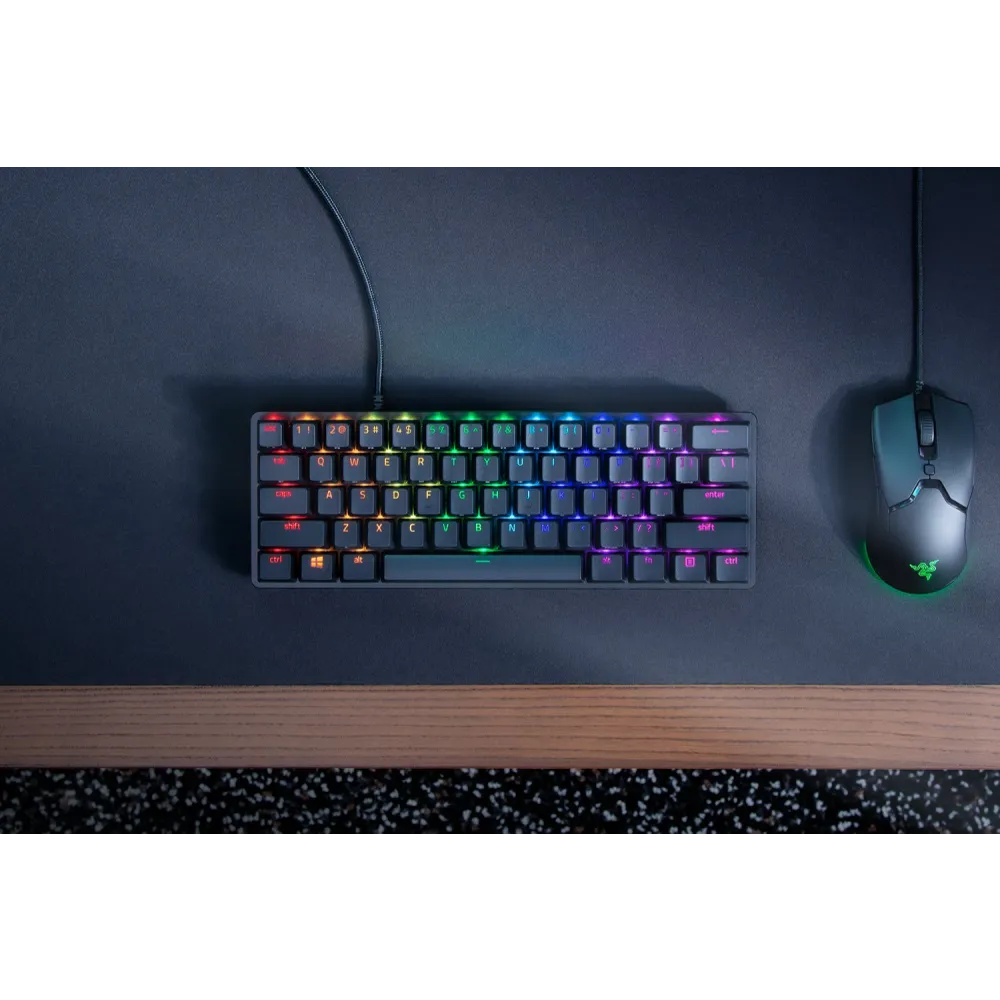 מקלדת אופטית צבע לבן RAZER HUNTSM MINI RED.S