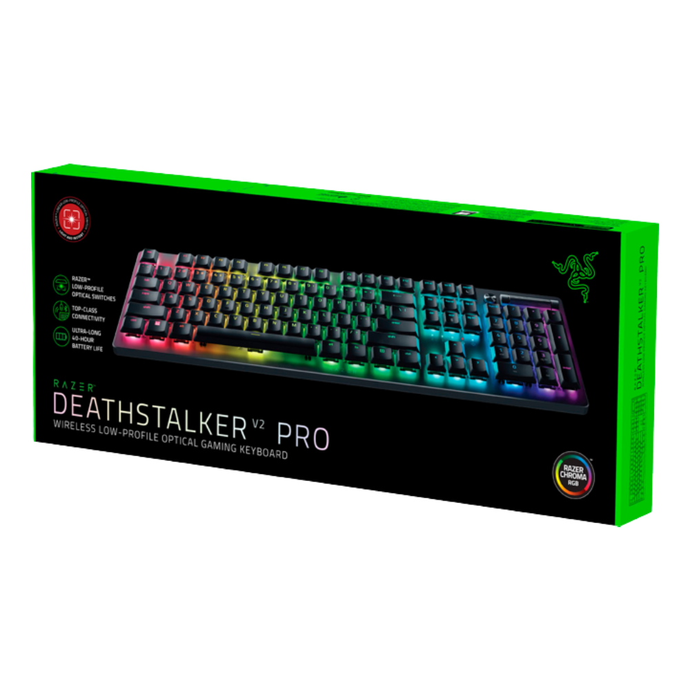 מקלדת גיימינג אלחוטית Razer Deathstalker V2 Pro