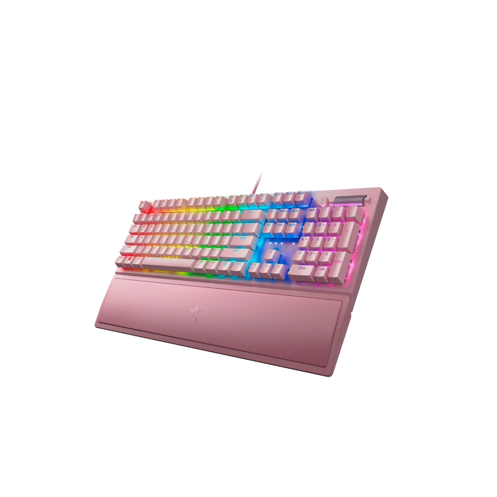 מקלדת מכאנית Razer BlackWidow V3 (Green Switch) ורוד