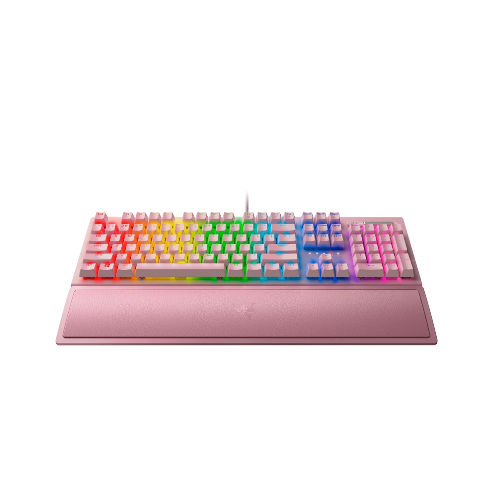 מקלדת מכאנית Razer BlackWidow V3 (Green Switch) ורוד