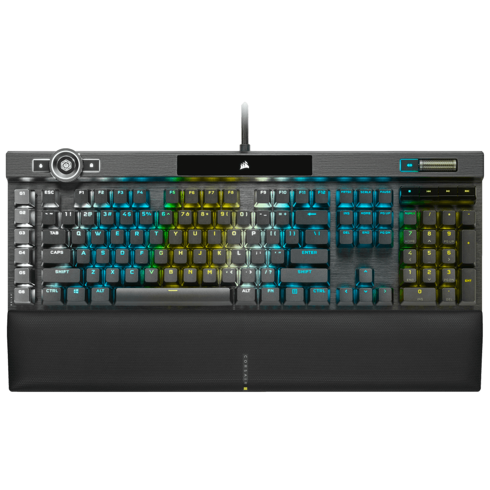 מקלדת גיימינג מכנית K100 CORSAIR OPX Switch — Black