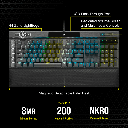מקלדת גיימינג מכנית K100 CORSAIR OPX Switch — Black