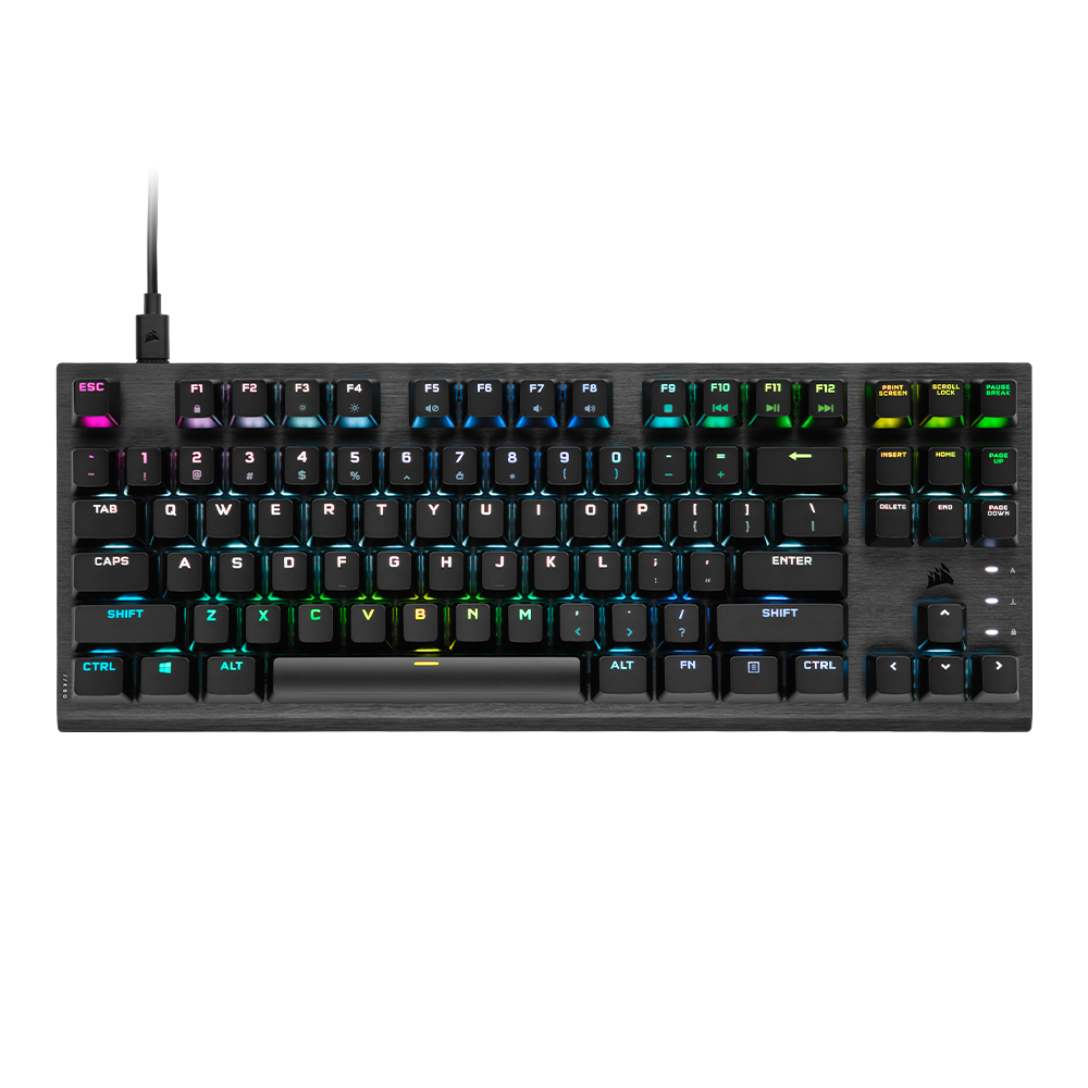 מקלדת מכנית-אופטית CORSAIR K60 PRO TKL RGB