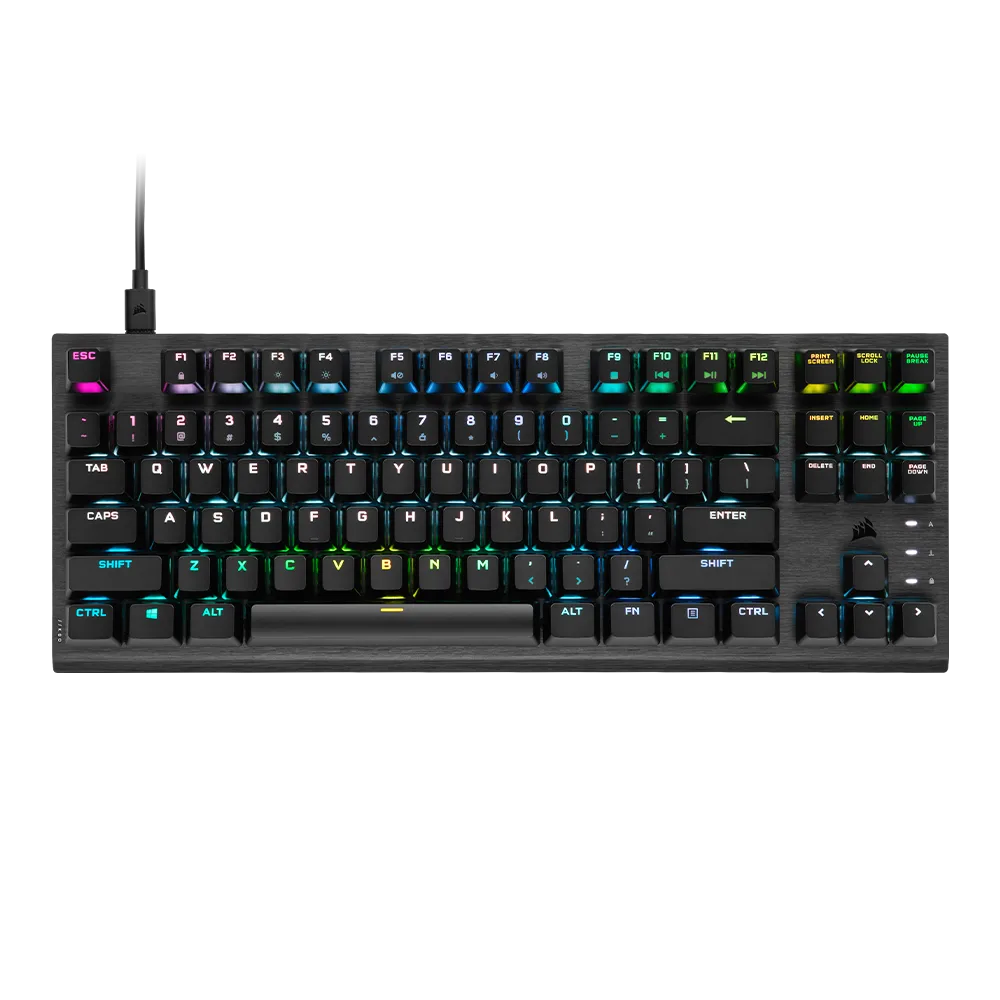 מקלדת מכנית-אופטית CORSAIR K60 PRO TKL RGB