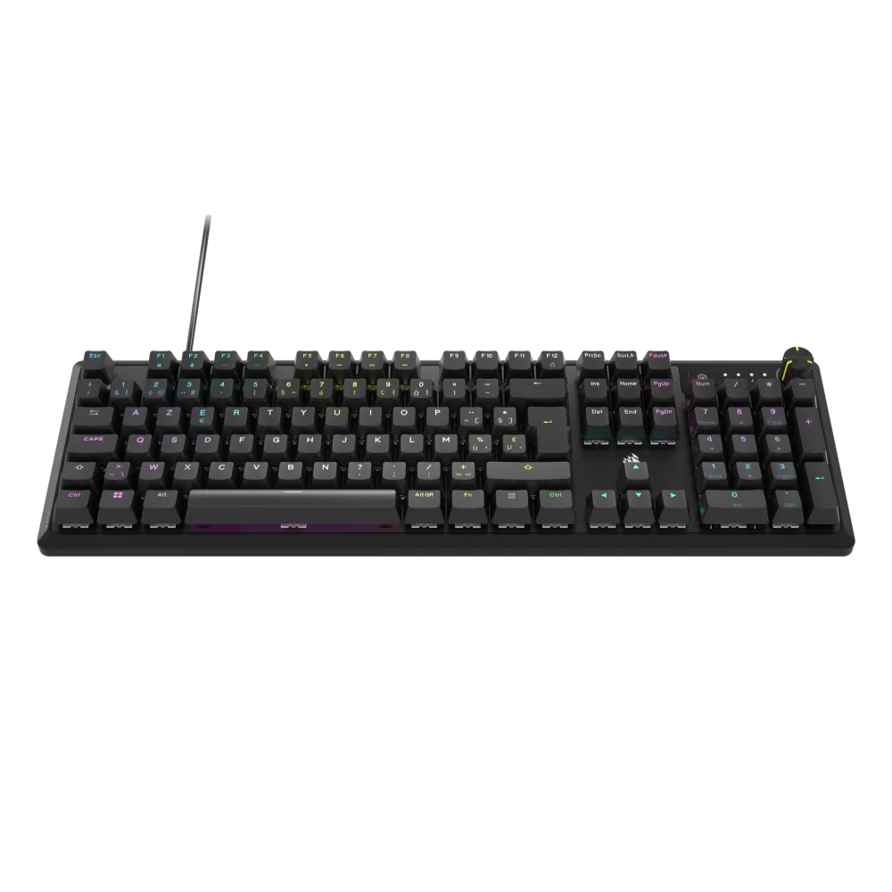 מקלדת מכנית CORSAIR K70 CORE RGB RED SWITCH