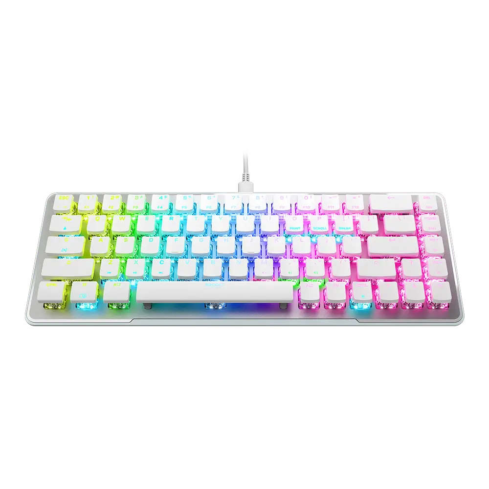 מקלדת גיימינג ROCCAT VULCAN II Mini 65% – לבן