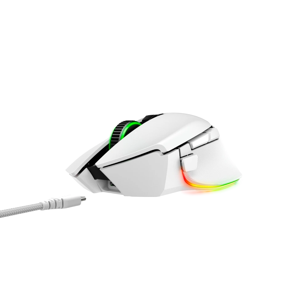 עכבר גיימינג אלחוטי Razer Basilisk V3 Pro צבע לבן