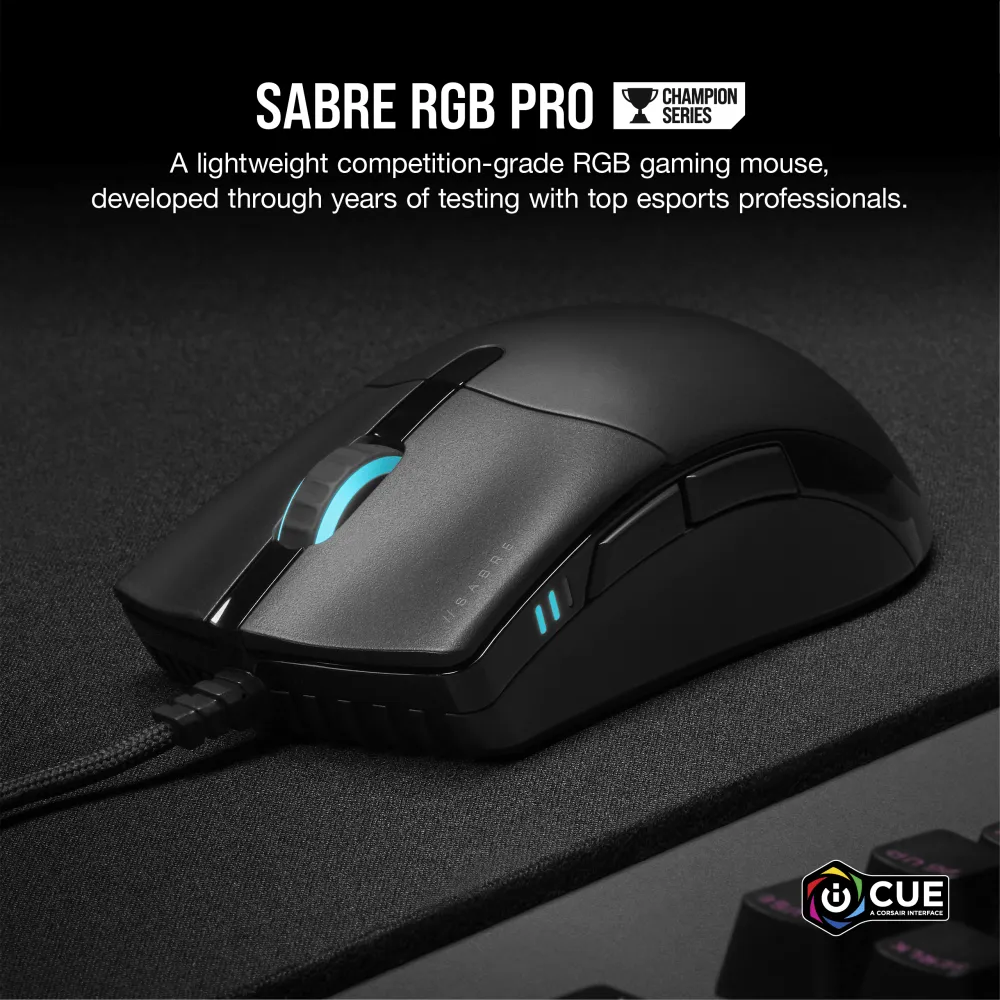 עכבר גיימינג CORSAIR SABRE PRO RGB