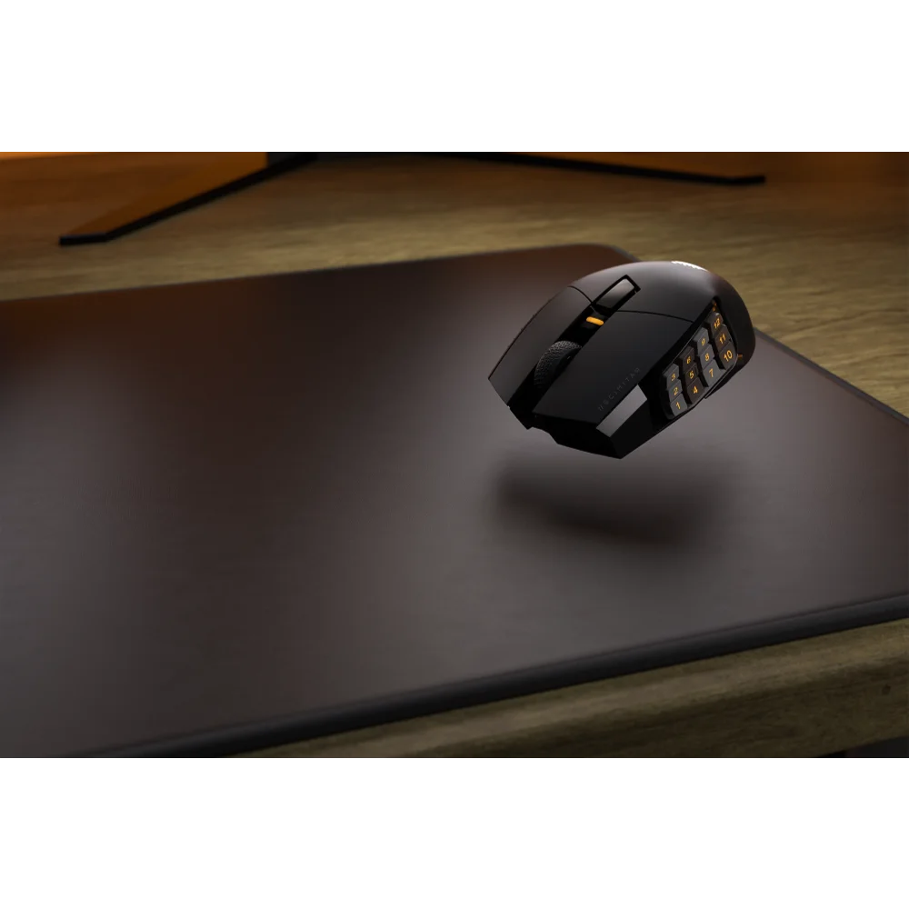 עכבר גיימינג אלחוטי CORSAIR SCIMITAR ELITE WIRELESS MMO Gaming