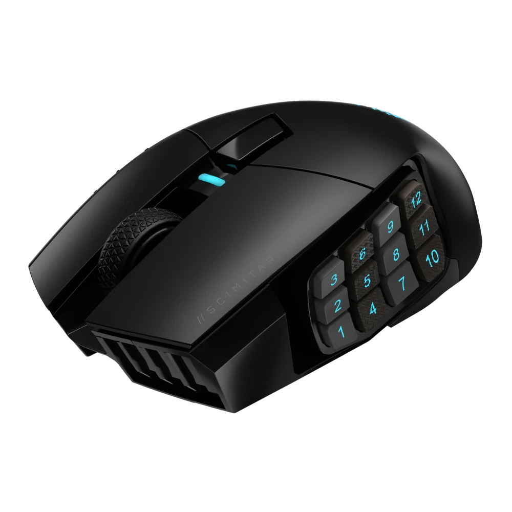 עכבר גיימינג אלחוטי CORSAIR SCIMITAR ELITE WIRELESS MMO Gaming