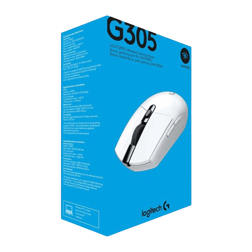עכבר גיימרים אלחוטי Logitech G305 Lightspeed לבן