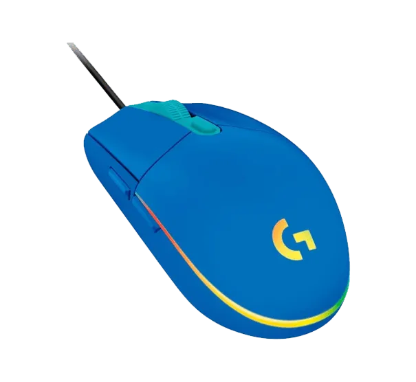עכבר גיימינג כחול Logitech G102 LIGHTSYNC