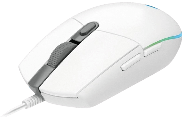 עכבר גיימינג לבן Logitech G102 LIGHTSYNC
