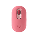 עכבר אלחוטי בצבע אדום ורוד LOGITECH POP 2.4GHZ/BT