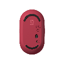 עכבר אלחוטי בצבע אדום ורוד LOGITECH POP 2.4GHZ/BT