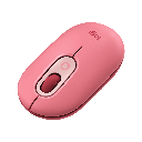 עכבר אלחוטי בצבע אדום ורוד LOGITECH POP 2.4GHZ/BT
