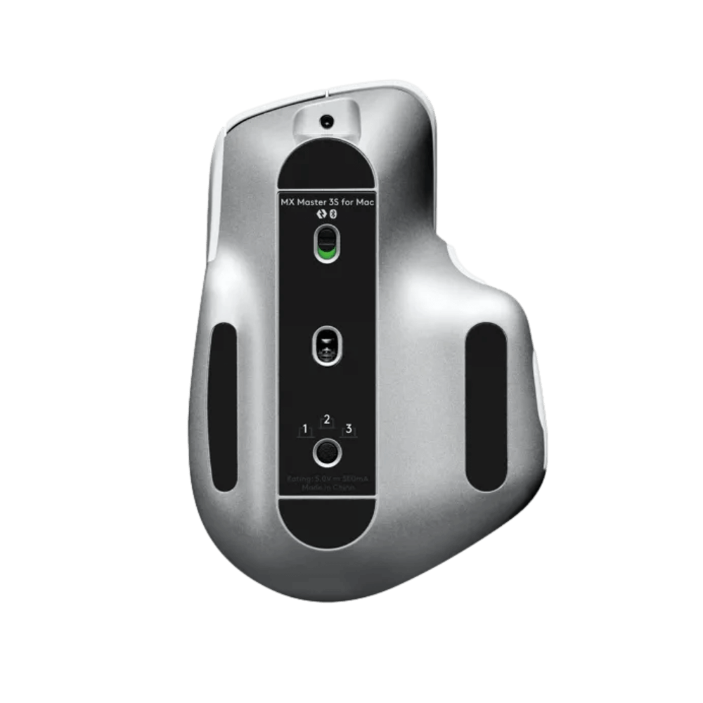 עכבר אלחוטי Logitech MX MASTER 3S FOR MAC - צבע אפור בהיר