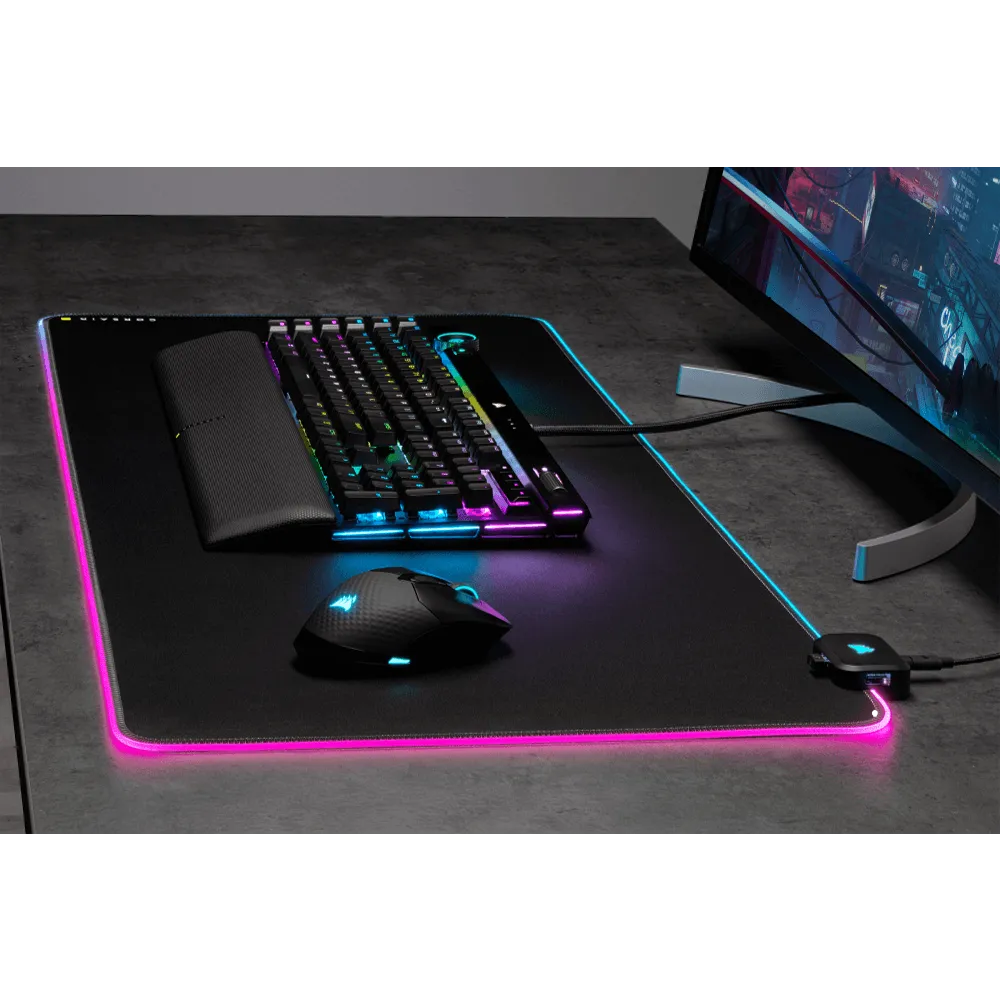 משטח מואר לעכבר-CORSAIR MM700 RGB Extended