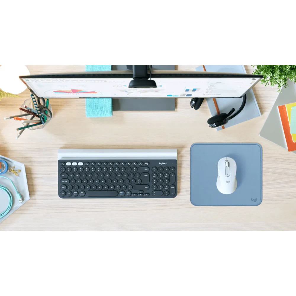 משטח לעכבר בצבע GRAPHITE LOGITECH MOUSE PAD