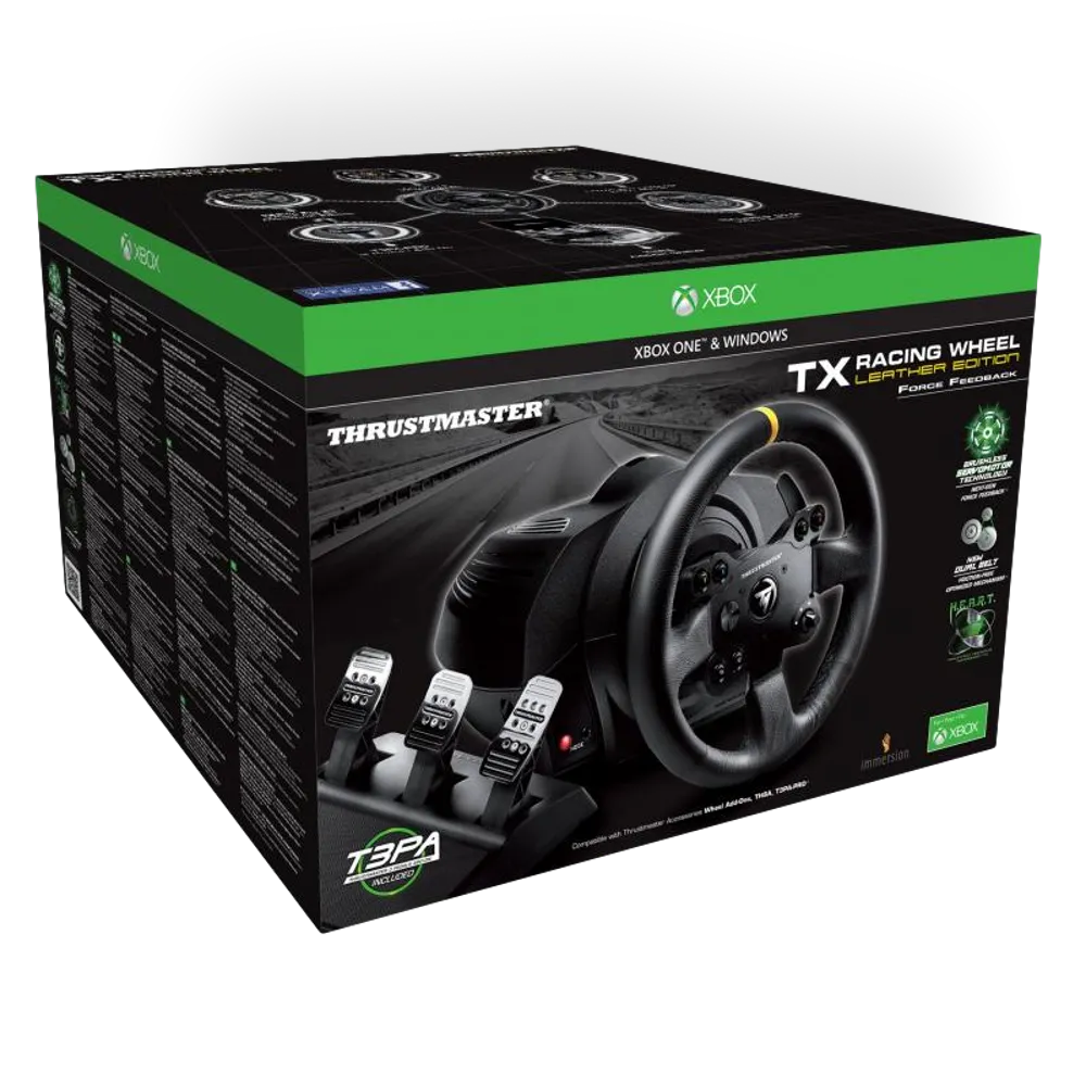 הגה TX Racing wheel Leather edition מתאים ל XBOXONE/SERIES X/S / PC