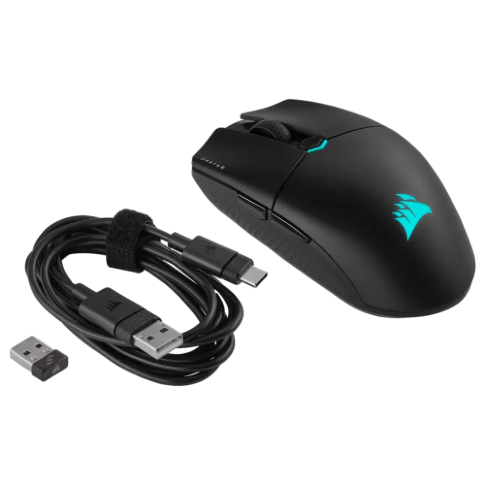 עכבר גיימינג אלחוטי CORSAIR KATAR RGB ELITE 26K