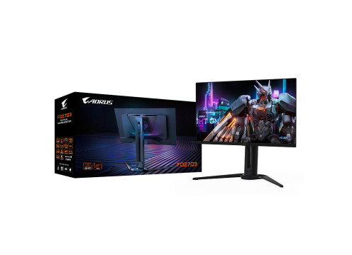 מסך מחשב לגיימינג GIGABYTE AORUS 27" OLED QHD 360HZ 0.03MS