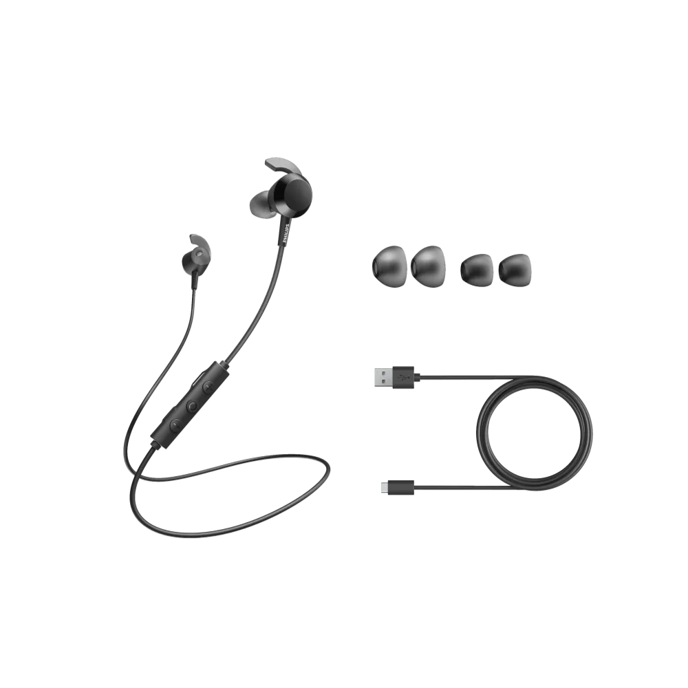 אוזניות כפתור אלחוטיות PHILIPS In-ear wireless headphones