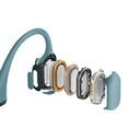אוזניות OPENRUN PRO SHOKZ בצבע כחול