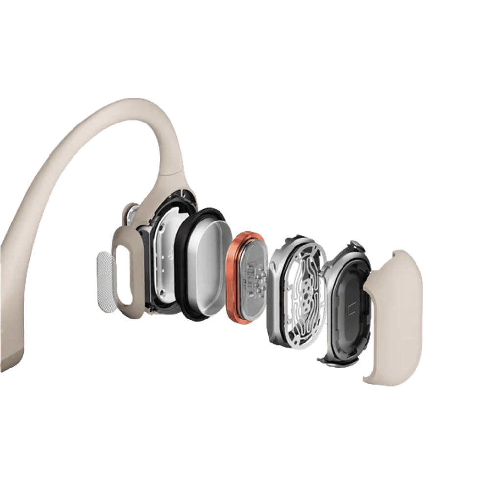 אוזניות OPENRUN PRO SHOKZ בצבע בז'