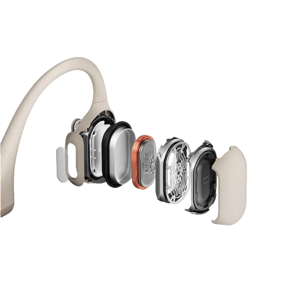 אוזניות OPENRUN PRO SHOKZ בצבע בז'