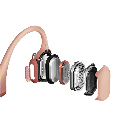 אוזניות OPENRUN PRO SHOKZ בצבע ורוד